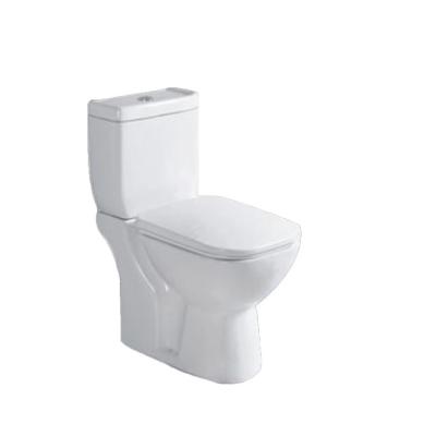 China Double-Flow Sanitary Ware Bathroom Set Two Piece Cover White Ceramic WC Cheap Toilet Price Sale Seat for sale