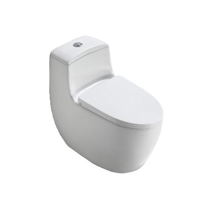 China Double-flow Sanitary Ware Bathroom Set Time One Piece Cheap White Ceramic Packing Layer Seat Cover Sale Price Toilet WC Graphic Model GUA for sale