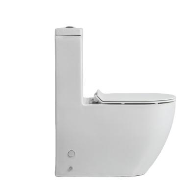 China Western Ceramic Bathroom Good Price Double-Flow Design WC One Piece Toilet for sale