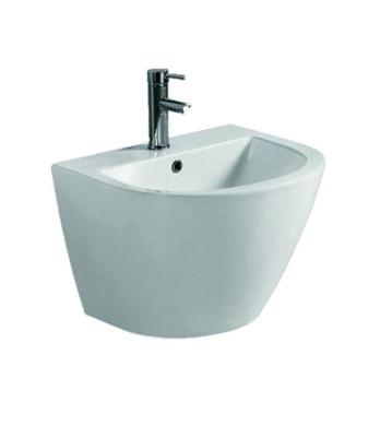 China New Pattern Polished Custom Luxury Wall Hung Solid Surface Bathroom Wash Basin for sale