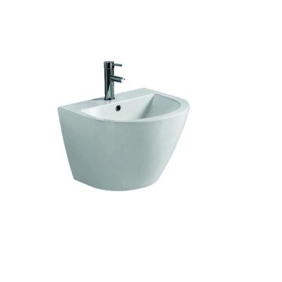 China Easy Clean Clean Modern Ceramic Sink Bathroom Wash Basins Ceramic Wall-hung Washbasin Basin for sale