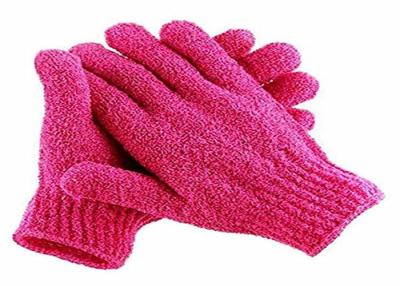 China Los guantes Exfoliating del baño del bebé suave de la salud reducen el palmo de la larga vida de las celulitis en venta