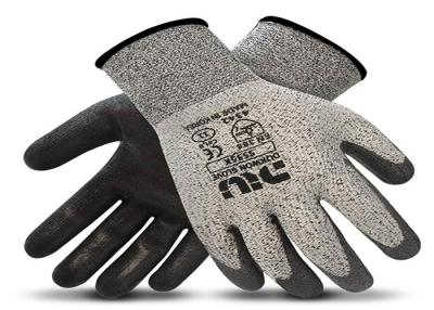 China Corte el trazador de líneas cubierto PU resistente XS - tamaño de los guantes HPPE del XL para industrial en venta