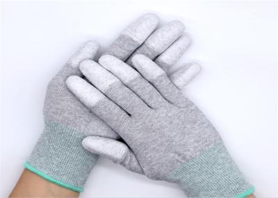 China 13 guantes estáticos antis de G modificaron el logotipo para requisitos particulares, guantes para hombre del trabajo de XXl para el uso de la inspección en venta