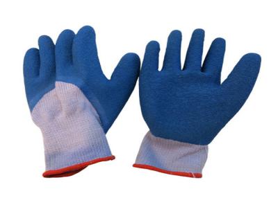 China Tauchten flexibler Latex beschichtete Arbeits-Handschuhe 3/4 Windung Soem-Service ein zu verkaufen