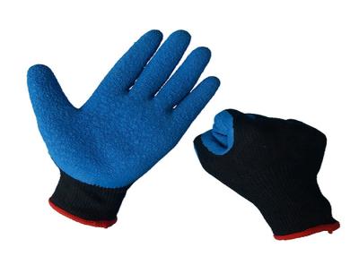 China Bau-Latex beschichtete Standard des Arbeits-Handschuhe Nylon-/Spandex-Material-EN388 zu verkaufen