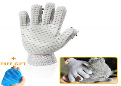 China Guantes modificados para requisitos particulares de la preparación del animal doméstico para el peine largo del retiro del pelo del perro de Deshedding en venta