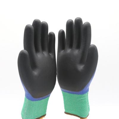 Chine Les nitriles de construction/industrie ont enduit la sécurité élevée d'abrasion résistante de gants de travail à vendre