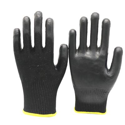 China El apretón flexible del poliuretano que cubría el ANSI cortó llano 5 guantes que la PU sumergida cortó los guantes resistentes del trabajo de mano para Speargun en venta