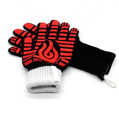 Chine Supports de pot enduits de silicone faisant cuire la cuisson grillant le BARBECUE Oven Mitts Gloves de micro-onde de cheminée de camping à vendre