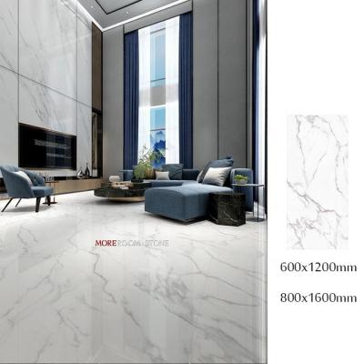 China R& Department of D for Tile Innovation Statuario Mercury White Marble Floor Tile Marble Veins for sale