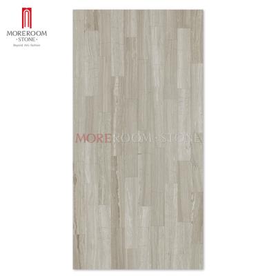 China Europe 800x2600mm Striped Gray Marble Pattern Big Size Porcelain Slab Tile for sale