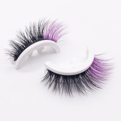 China Long Natural False Eyelashes Extension, 3D Faux Eyelashes No Glue No Magnets Band Lashes, Natural Self Adhesive False Eyelash Lashes Seller for sale