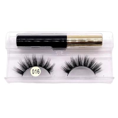 China 9 Magnets Lashes Natural Magnetic Eyeliner Long Magnetic Kit, Magnetic Eyelashes And Eyeliner Set, No Glue Waterproof Fake Magnetic Eyelashes for sale