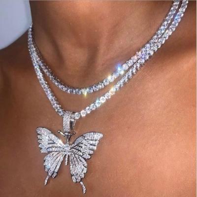 China Jewelery Butterfly Necklace Casual / Sporting Jewelery Necklace Women Free Shipping Listing New With Best Services for sale