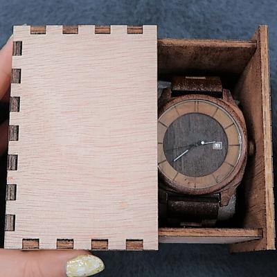 China Non-specific Hot Selling Japanese Movement Miyota Promotion Gifts Cheap Custom Function Logo Bamboo Wooden Watches Calendar for sale