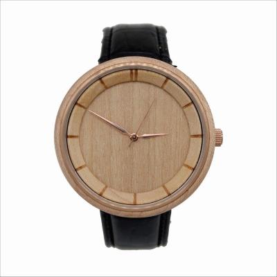 China Best Selling Hot Selling Popular Water Resistant Maple Plated Miyota Wooden Lady's Wrist Watch for sale