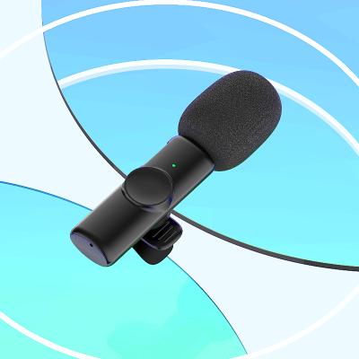 China High Quality Real Time Compatible Microphone 3.5mm Crystal Voice Syncs Wireless Lavalier Microphone Clip Usb C IOS and Android for sale