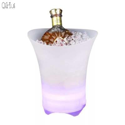 China Viable Plastic Beer Champagne Wine Drinks Cooler Bucket 5L Ice Bucket For KTV Clubs Bar Home Wedding Party for sale