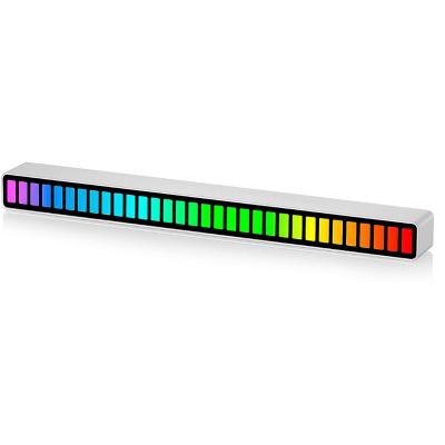 China Modern Ambient Qihui Creative Colorful LED 8 Modes Music Sync 32Bit Spectrum Ambient Light Audio Light For Bar Car Party for sale