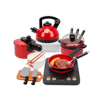 China Educational Kitchen Set Toy Preschool Toy New Design Simulation Pretend Kitchen Cook Play Sets Toy for sale