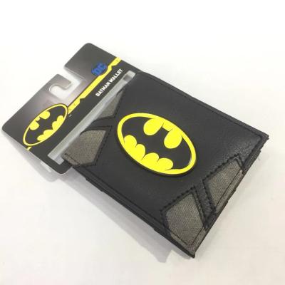 China Anti-theft C.C Ghost Killer Wallet Logo Avengers Marvel Metal Naruto Harry Potter Wallet PU PVC Wallet Supplier for sale