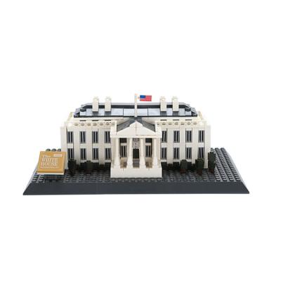 China Construction Toy The White House Of Washington Usa Game Educational Block Toy Building Blocks Toys Set For Children for sale