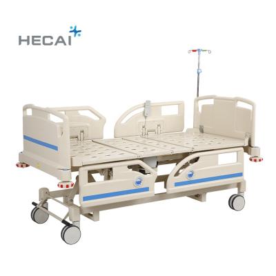 China Hospital Bed CE ISO13485 ICU Triple Function Electric Hospital Beds For Sale With Control Brakes for sale