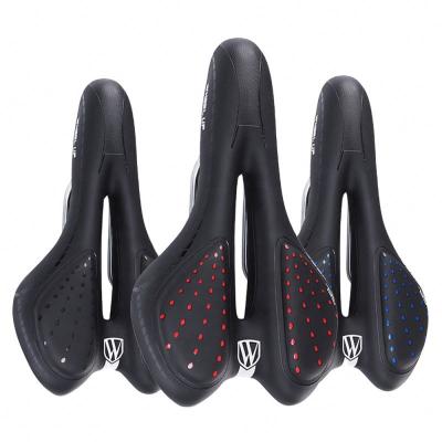 China Wholesale Cycling Saddle Front Bags Waterproof Seats Wide Inflatable Vintage Bicycle Cycling Saddle for sale