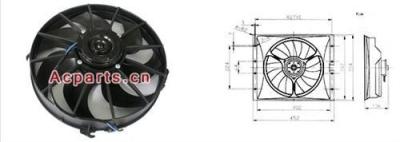 中国 ラジエーター、12v dc の送風機ファン モーターのための自動車電気冷却ファン 販売のため