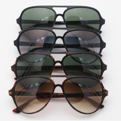 China Fashion 4125 Cat Sunglasses Glasses Men Women Brand Designer Glass Lens Round Glasses Shape Sunglasses With Box for sale