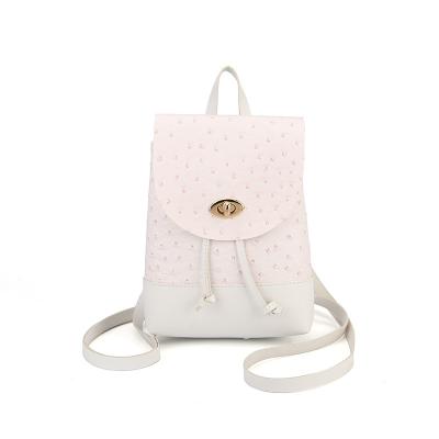 China Waterproof Luxury Custom Pu Fashion Designer Small Leather Backpacks For Girls for sale