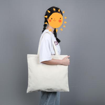 China Eco-Friendly Canvas Tote Students Cotton Reusable Cloth Satchel Shopping Bags for sale