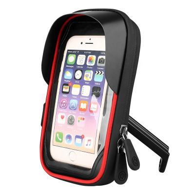 China TPU Waterproof Universal 360 Degree Rotation Motorcycle Mount Bike Smart Phone Bag Motorcycle Mobile Phone Holder for sale