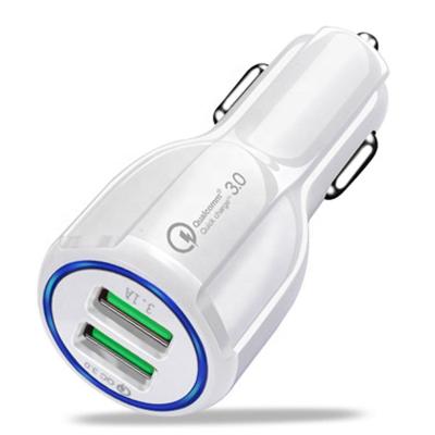 China Factory Hot Selling High Speed ​​Dual-USB Charging Car Fast Charger With Led for sale