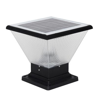 China Die Cast Aluminum Garden Pillar Light Solar Powered Outdoor Led Post Pillar Lights for sale