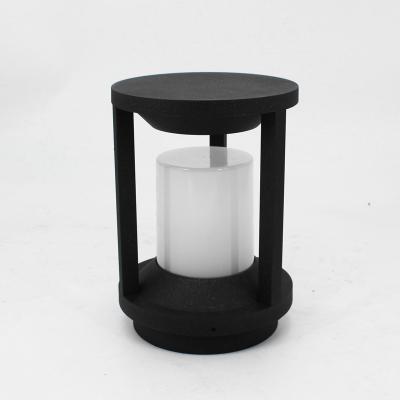 China Aluminum garden fence post pillar light e27 outdoor garden led pillar light for sale