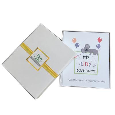 China Spiral Novelty Premium Gift Set Private Label Hardcover Baby Diaries and Personalized Memory Spiral Books for sale