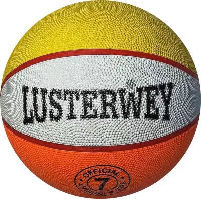 China Match Wholesale factory official Size 7 Printed Custom Hot Sales rubber Basketball for sale