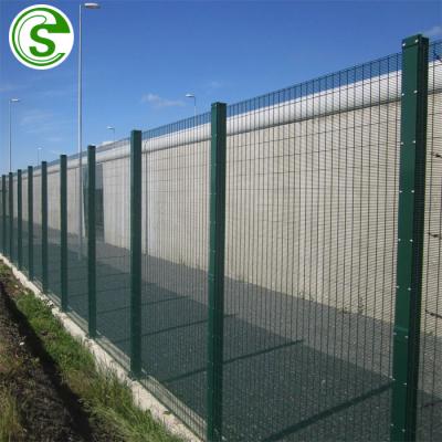 China Easily Assembled Powder Coating Or Hot Dipped Galvanized 358 Anti Climb Fence Net Welded Wire Mesh Fencing for sale