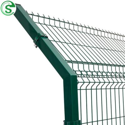 China Easily Assembled PVC Coated Metal Fence Panels Steel Welded Wire Mesh Fences Made In China for sale