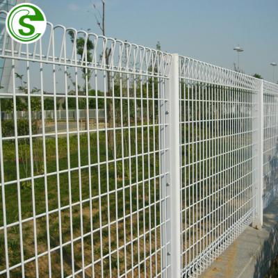 China Easily Assembled Cheap Fence Panels Powder Coated White Brc Wire Fencing Singapore for sale