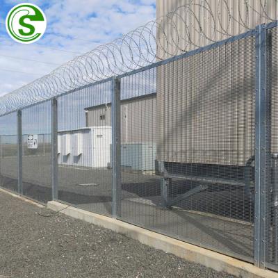 China Easily Assembled High Security 358 Strong Defensive Wire Mesh Fence Galvanized Security Fence Panels for sale