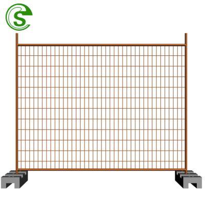 China Easily Assembled Indoor And Outdoor Powder Coated Movable Barrier Temporary Fencing for sale