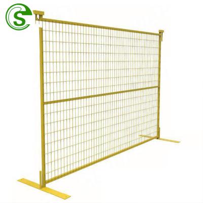 China Easily Assembled Strong Canada Temporary Barrier Construction Site Defensive Temporary Fencing for sale