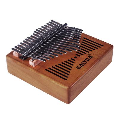 China Wholesale hots popular selling 17 key star mbira wooden mini piano musical instrument square thumb pianos calimba for sale