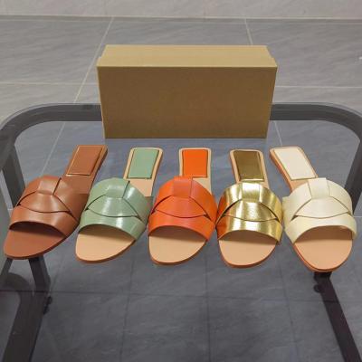 China Wholesale Sandalias Elegantes Summer Anti-slip Toe Hot 2023 Square Slips Fashion Women Summer Sandals for sale