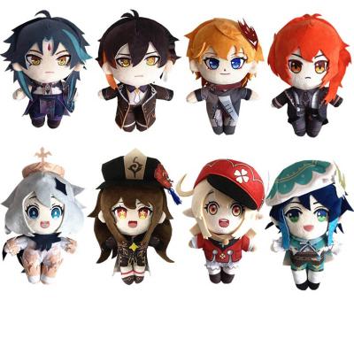 China Cos Game Genshin Impact Plush Toys Dolls Kazuha HU Tao XIAO Zhongli Morax Tartaglia Klee Barbatos Vebti Diluc Decoration/Collection for sale