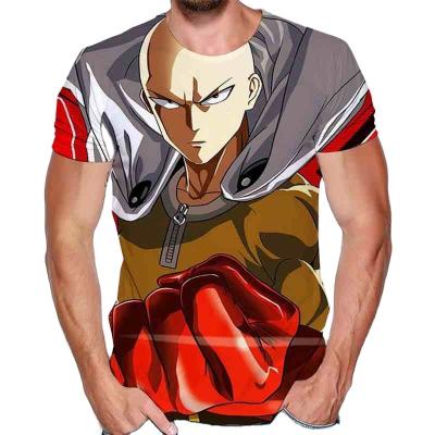 China Breathable 31 Styles One Punch Man Cosplay Anime T shirt Unisex Plus Size Anime Shirt for sale