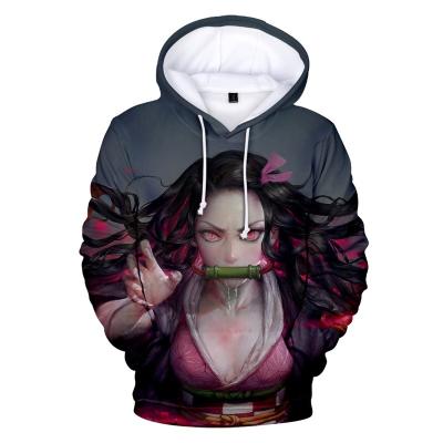 China 14 Style Breathable Demon Slayer: Kimetsu No Yaiba Cosplay Anime Hoodie Unisex Plus Size Anime Sweaters for sale